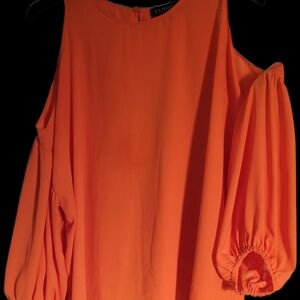 OGIO Women's Bold Orange Cold Shoulder Blouse
